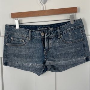 American Eagle Sparkle Shorts